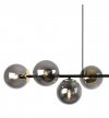 Lampa wisząca SIENA, sufitowa, żyrandol do kuchni i salonu, nad stół i wyspę, loft, grafitowe kule