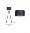 Lampa abażur materiałowa - Tripod 1975/LS LIGHT HOME