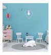 Lampa wisząca sufitowa serce AMORE, różowa, loft, do sypialni, pojedyncza