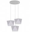 Lampa wisząca z abażurami - DIAMOND 1500/3/OW LIGHT HOME