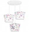 Lampa abażur dziecięca - DIAMOND 1500/3OW/K LIGHT HOME