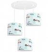 Lampa abażur dziecięca - CHILD 3005/3OW LIGHT HOME