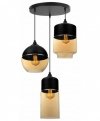 Lampa wisząca ze szklanymi kloszami - OSLO 2234/3/OW/M/MIX LIGHT HOME