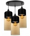 Lampa wisząca ze szklanymi kloszami - OSLO 2232/3/OW/M LIGHT HOME