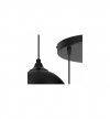 Loftowa Lampa Wisząca ze Szklanymi Kloszami w Kształcie Kuli LIGHT HOME