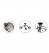 Lampa art deco - CRYSTAL 2220/3 LIGHT HOME