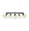 Lampa LOFT  - SANTOS 2210/5 LIGHT HOME