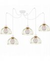 Lampa wisząca ze szklanymi kloszami - SPIDER MOBI 2180/5 LIGHT HOME