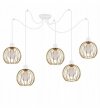 Lampa wisząca nowoczesna - SPIDER MONA 2180/5 LIGHT HOME