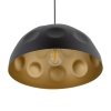 NOWODVORSKI LAMPA HEMISPHERE HIT L 10703 WISZĄCA KOPUŁA CZARNO ZŁOTA CZARNA ZE ZŁOTYM ŚRODKIEM
