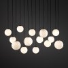 NOWODVORSKI 11408 LAMPA WISZĄCA SNOWBALL CZARNA BIAŁE KULE NAD STÓŁ WYSPĘ DO KUCHNI JADALNI SALONU