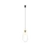 NOWODVORSKI 8671 PEAR L LAMPA WISZĄCA NOWOCZESNA CZARNA SZKLANY KLOSZ 
