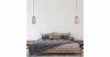 TK LIGHTING 4575 PESCARA LAMPA WISZĄCA CZARNO ZŁOTA Z BURSZTYNOWYM KLOSZEM