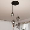LAMPA WISZĄCA CZARNA NAD STÓŁ DO KUCHNI JADALNI SALONU EMIBIG ISTAR 4 BL PREMIUM GRAFIT