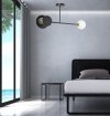 LAMPA NOWOCZESNA DEKORACYJNA EMIBIG MINERVA 2 BLACK