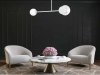 LAMPA NOWOCZESNA DEKORACYJNA EMIBIG MINERVA 2 WHITE