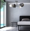 LAMPA NOWOCZESNA DEKORACYJNA EMIBIG MINERVA 4 BLACK