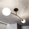 LAMPA WISZĄCA NOWOCZESNA KULE BIAŁE EMIBIG PREGOS 2 BLACK