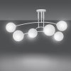 LAMPA WISZĄCA NOWOCZESNA KULE BIAŁE EMIBIG PREGOS 6 WHITE