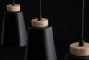 LAMPA WISZĄCA METALOWA NAD STÓŁ EMIBIG BOLERO 1 BLACK