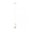 LAMPA WISZĄCA TUBA NAD STÓŁ DO KUCHNI JADALNI EMIBIG FUMIKO 1 WH/GOLD