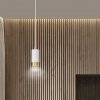 LAMPA WISZĄCA TUBA NAD STÓŁ DO KUCHNI JADALNI EMIBIG FUMIKO 1 WH/GOLD
