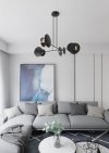 LAMPA WISZĄCA NOWOCZESNA DO SALONU POKOJU EMIBIG IDEA 4 BLACK