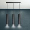 LAMPA WISZĄCA NAD STÓŁ DO KUCHNI JADALNI TUBA EMIBIG KIBO 3 BL/CHROME