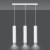 LAMPA WISZĄCA NAD STÓŁ DO KUCHNI JADALNI TUBA EMIBIG KIBO 3 WH/CHROME