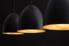 LAMPA WISZĄCA METALOWA KOPUŁA NAD STÓŁ WYSPĘ EMIBIG LENOX 3 BLACK / GOLD