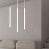 LAMPA WISZĄCA TUBA NAD STÓŁ BAR WYSPĘ DO KUCHNI JADALNI EMIBIG SELTER 3 WHITE