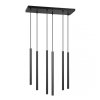 LAMPA WISZĄCA TUBA NAD STÓŁ BAR WYSPĘ DO KUCHNI JADALNI EMIBIG SELTER 6 BLACK