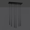 LAMPA WISZĄCA TUBA NAD STÓŁ BAR WYSPĘ DO KUCHNI JADALNI EMIBIG SELTER 6 BLACK