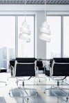 LAMPA WISZĄCA DEKORACYJNA NAD STÓŁ SPIRALA EMIBIG SAGA 2 WHITE