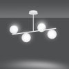 LAMPA WISZĄCA SUFITOWA BIAŁE KULE EMIBIG BIOR 4 WHITE