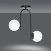 LAMPA SUFITOWA KULE BIAŁE DO POKOJU SYPIALNI SALONU EMIBIG KALF 2 BLACK
