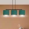 LAMPA CZARNA Z ABAŻUREM BUTELKOWA ZIELEŃ EMIBIG HILDE 3 BL GREEN