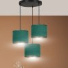 LAMPA CZARNA Z ABAŻUREM BUTELKOWA ZIELEŃ EMIBIG HILDE 3 BL PREMIUM GREEN