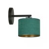 LAMPA CZARNA Z ABAŻUREM BUTELKOWA ZIELEŃ EMIBIG HILDE K1 BL GREEN