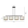 EMIBIG HILDE 4 BL WHITE