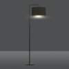 LAMPA CZARNA Z CZARNYM ABAŻUREM EMIBIG HILDE LP1 BL BLACK