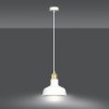 LAMPA WISZĄCA BIAŁO ZŁOTA METALOWA NAD STÓŁ EMIBIG IBOR 1 WHITE