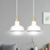 LAMPA WISZĄCA BIAŁO ZŁOTA METALOWA NAD STÓŁ EMIBIG IBOR 2 WHITE