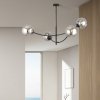 LAMPA WISZĄCA NOWOCZESNA KULE SZKLANE EMIBIG HUNTER 4 BLACK/GRAFIT