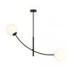 LAMPA WISZĄCA NOWOCZESNA KULE SZKLANE EMIBIG HUNTER 2 BLACK/OPAL