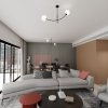 LAMPA WISZĄCA NOWOCZESNA KULE SZKLANE EMIBIG HUNTER 2 BLACK/OPAL