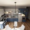 LAMPA WISZĄCA DEKORACYJNA DO SALONU SYPIALNI EMIBIG LOTUS 4 BLACK/RATTAN