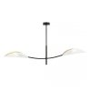 LAMPA WISZĄCA DEKORACYJNA DO SALONU SYPIALNI EMIBIG LOTUS 2 WHITE/GOLD