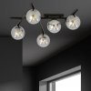 LAMPA SUFITOWA PLAFON KULE NOWOCZESNA EMIBIG SMART 5 BLACK/GRAFIT