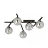 LAMPA SUFITOWA PLAFON KULE NOWOCZESNA EMIBIG SMART 5 BLACK/GRAFIT